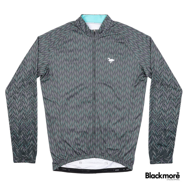 Grey Herringbone winter jersey